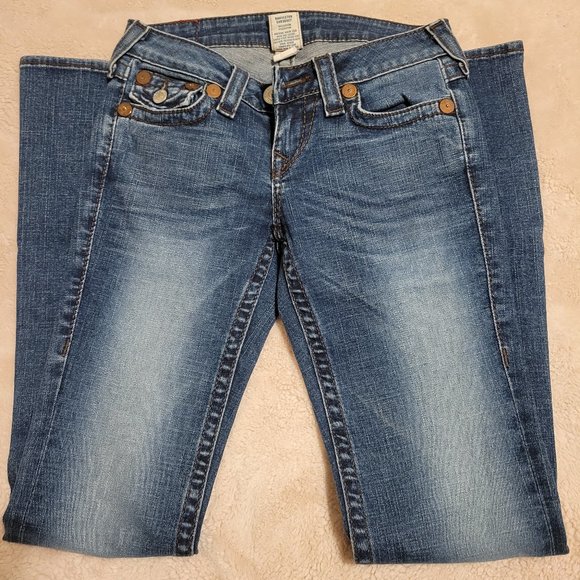 True Religion Denim - True Religion Vintage Women's Straight Leg Jeans Size: 25